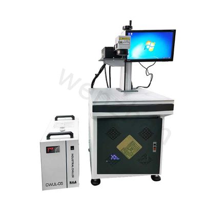 دستگاه علامت گذاری لیزری UV WZ-102 قابل تنظیم برای شیشه دانه های IC زعفر